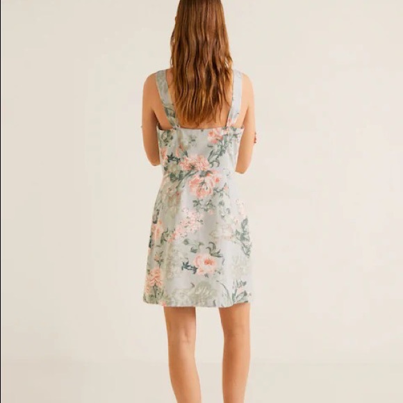 🔥HOT🔥 Mango ASOS linen blend dress floral print - Picture 3 of 15